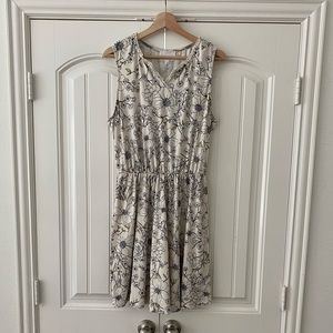 French Grey a-line dress